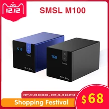 SMSL M100 аудио DAC USB AK4452 Hifi dac декодер DSD512 Spdif USB DAC Amp XMOS XU208 цифровой усилитель оптический коаксиальный вход