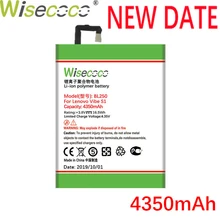 WISECOCO 4350 мАч BL250 батарея для lenovo VIBE S1 S1c50 S1a40 мобильный телефон новейшее производство аккумулятор+ номер отслеживания