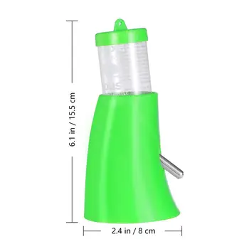 2 In 1 Hamster House Small Animal Hideout Pet Hideout Drinking Water Bottle With Plastic Base Hut Living Habitat For Hamster 1