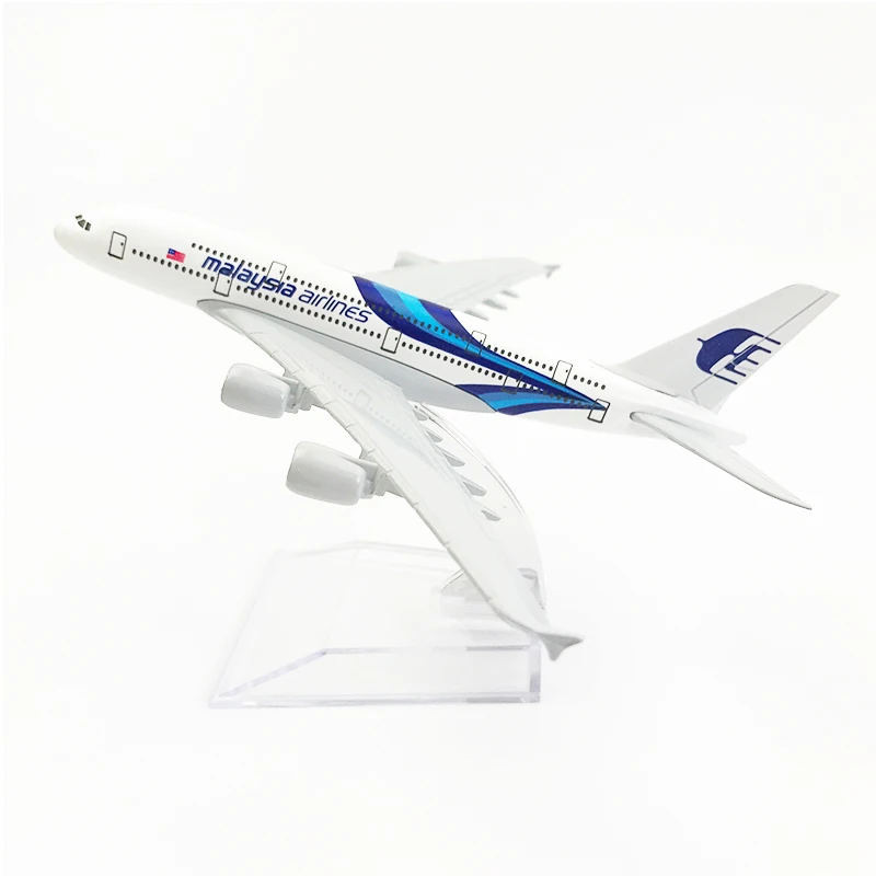 1/400 металлический Airbus A380 модель самолета Малайзия авиалиний Литой Сплав самолета игрушечные самолеты для детей подарок на день рождения