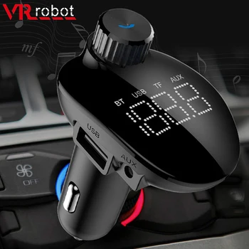 

Bluetooth 5.0 FM Transmitter Car Stereo MP3 Player Wireless Handsfree Car Kit Adapter Support USB Disk/TF Card Music Play