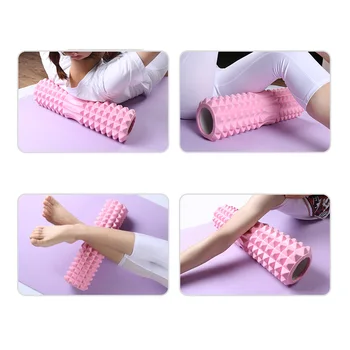 High density Foam Roller column EVA Yoga Exercises Muscle Massage Roller for Gym Pilates Yoga