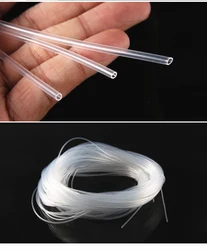 Dia 1mm-14mm Silicone Pipe , Safe Food Grade Clear Flexible Soft Rubber Translucent Hose Tube Water air pipe ,1 meter price