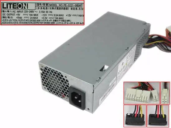 

LITE-ON PE-5221-08 Server Power Supply 220W