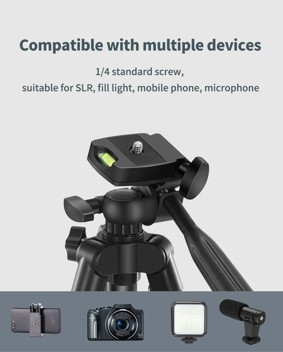 Jumpflash DSLR SLR Phone Vlog Tripod Vlogging Kits Live Selfie Fill Light Integration with Remote Control Microphone LED Light