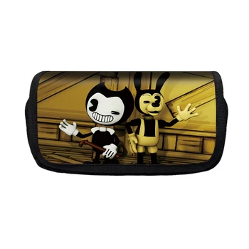 

Bendy Boy Girl Cartoon Pencil Case Bag School Pouches Children Student Pen Bag Kids Purse Wallet Gifts
