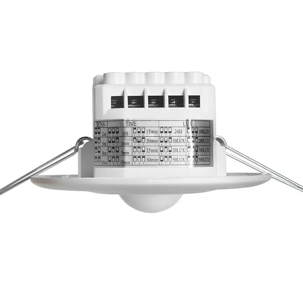 

Sensky 220V 1200W Microwave Radar Sensor PIR Occupancy Body Motion Detector Light Switch