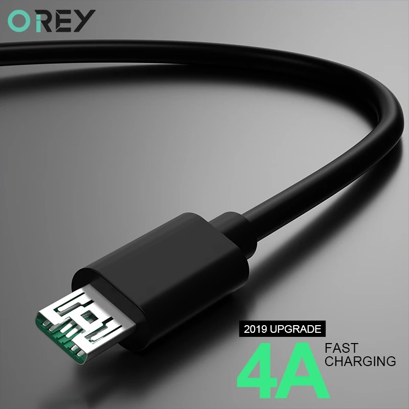 OREY 4A Micro USB кабель для быстрой зарядки Xiaomi Redmi Note 5 Pro 4 samsung S7 USB|Кабели мобильных