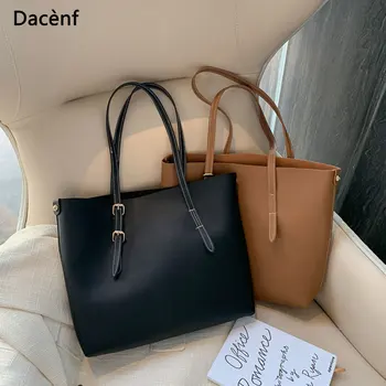 

Bag Fashion Women Leather Handbag Brief Shoulder Bags Black Large Capacity Luxury Handbags Tote Bags Designer