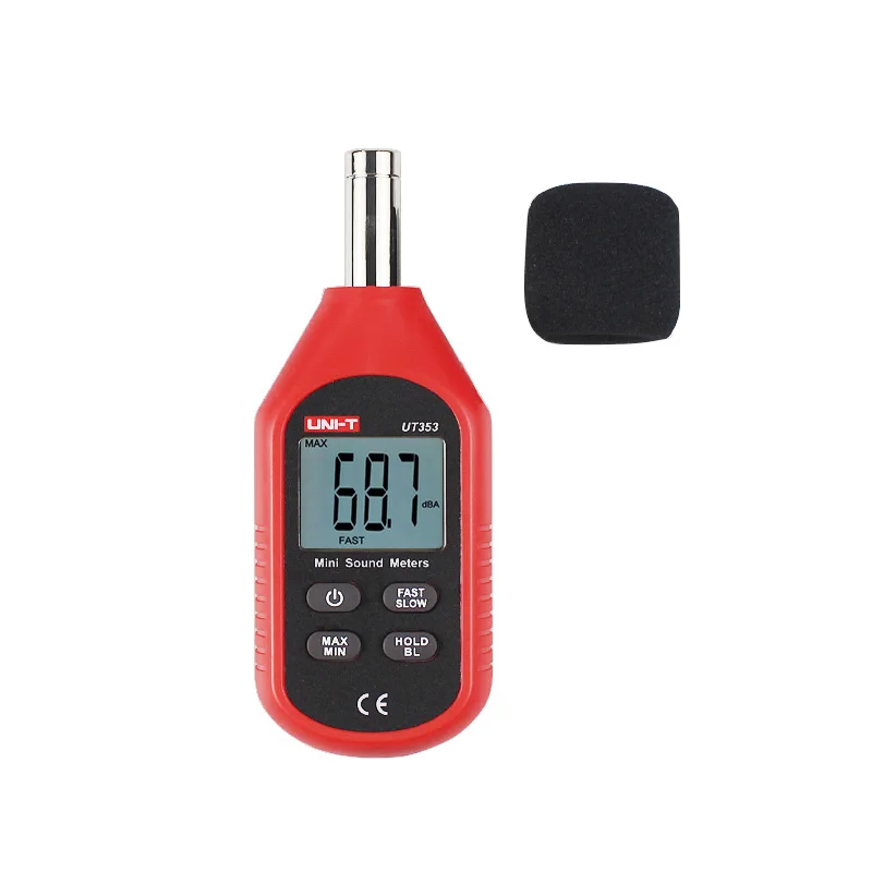UNI-T UT353 Portable Noise Measuring Instrument Db Meter 30~130dB LCD Mini Audio Sound Level Meter Decibel Monitor