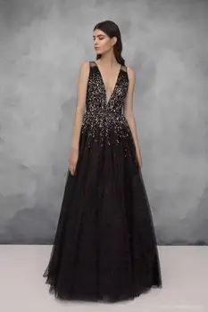 

Evening Party dress New Style 2019 High quality Rivet Diamonds V-neck exy Women Hot sale celebrity body con dresses wholesale