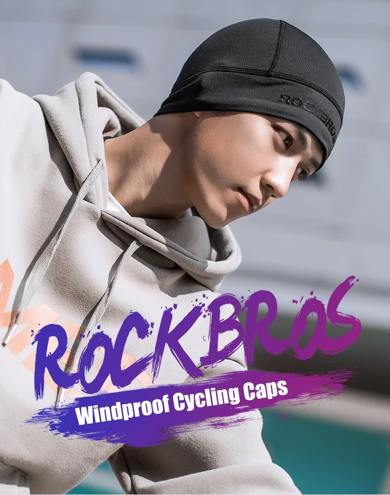 ROCKBROS теплая Беговая Кепка для женщин и мужчин, флисовая дышащая Лыжная шапка для катания на лыжах, пеших прогулок, ветрозащитная Беговая мужская шапка, наушник, повязка на голову
