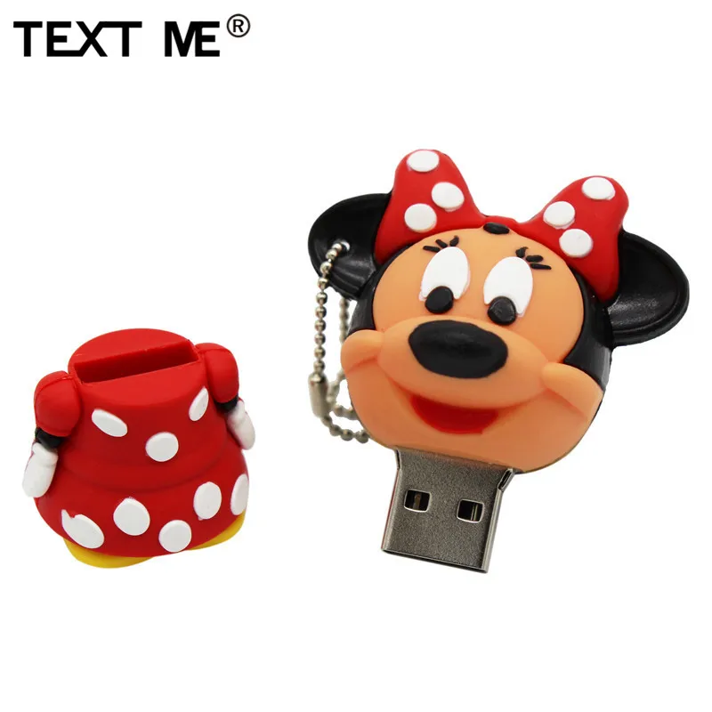 Usb флеш накопитель с Микки и Минни 4 ГБ 8 16 32 64 ГБ|USB флэш-накопители| |