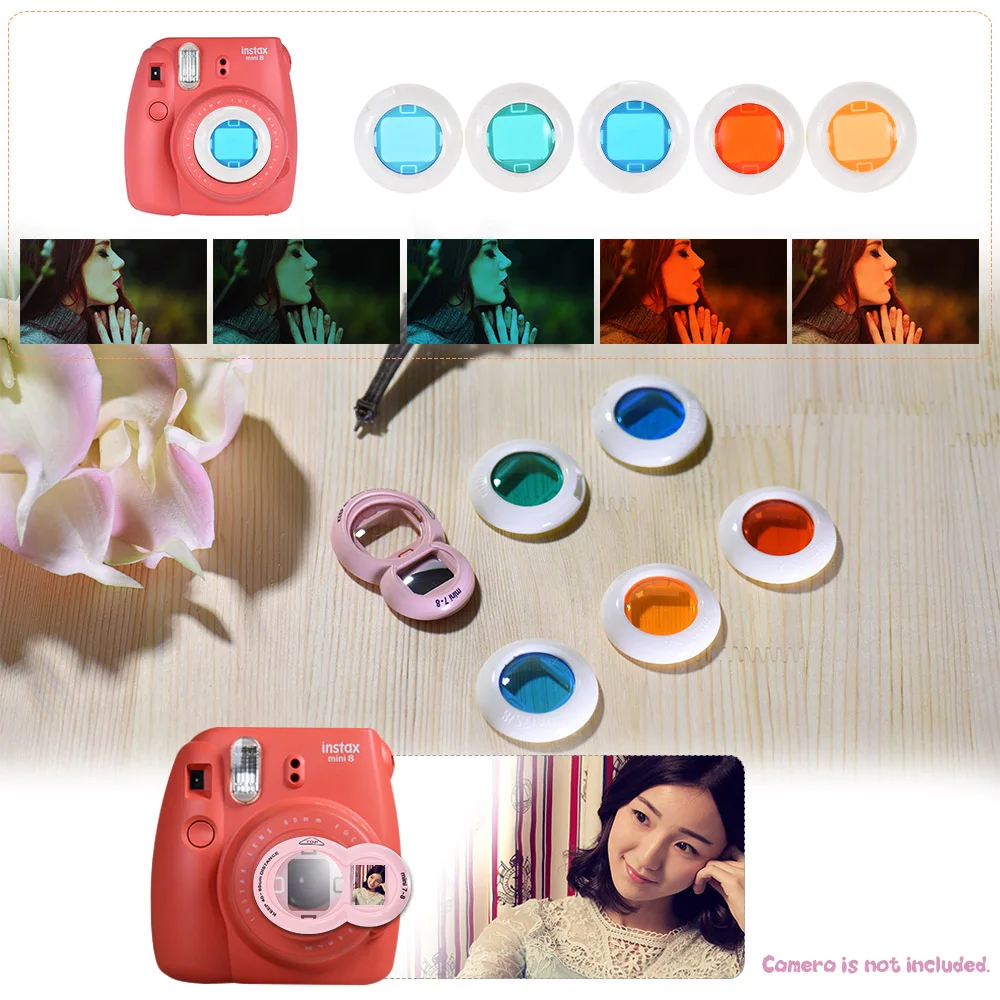 Набор аксессуаров Andoer 14 в 1 для Fujifilm Instax Mini 8/8 +/8s/9 Вт/чехол