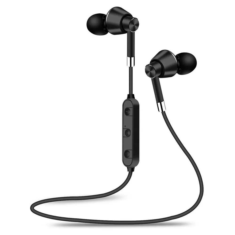 

Magnet Earbuds Wireless Bluetooth Earphone With Mic Sweatproof Stereo Hands-free Music Earbuds