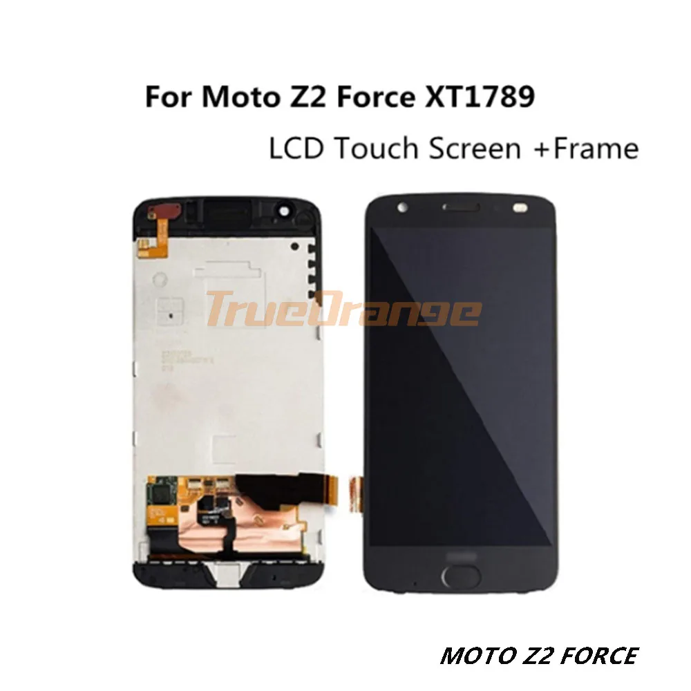 ЖК дисплей для Motorola Moto Z2 Force сенсорный экран с цифровым преобразователем в сборе
