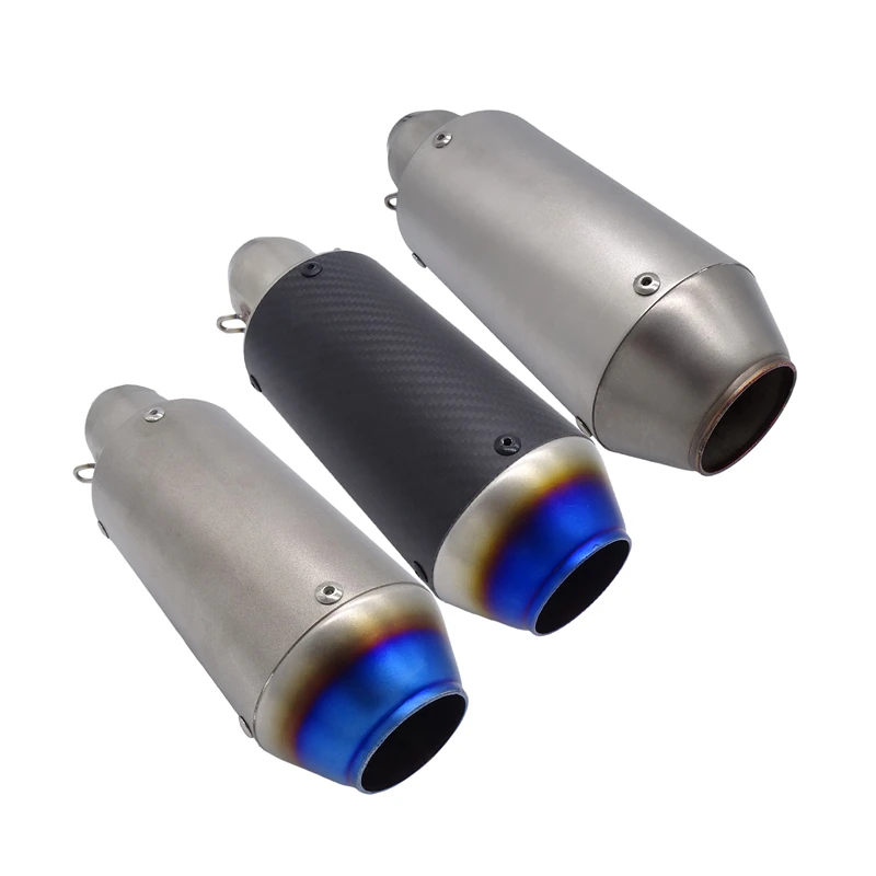 1 Set For Kawasaki Honda Yamaha Bmw Moto Exhaust Modified Kit Universal