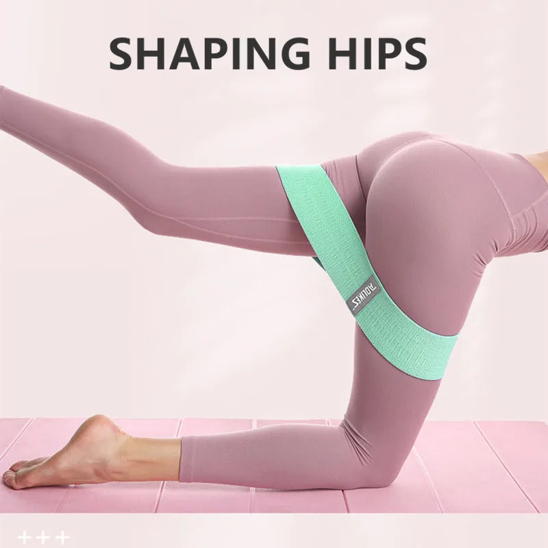 

Fitness Booty Resistance Bands Workout Fabric Loop Band Butt Exercise Bands For Hip Legs Thigh Glutes Non-Slip Deep Squat Band