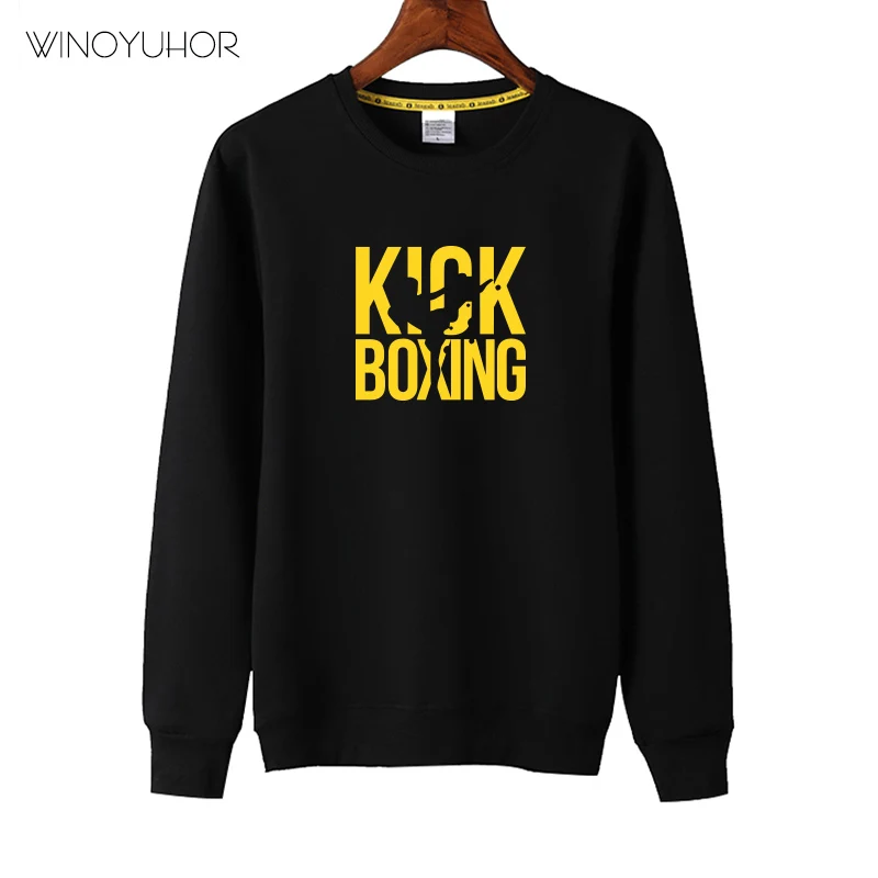 

Kick Boxing Design Print Funny Sweatshirt Children Boys Girls Long Sleeve Tops Kids Cool Casual Clothes For Toddler