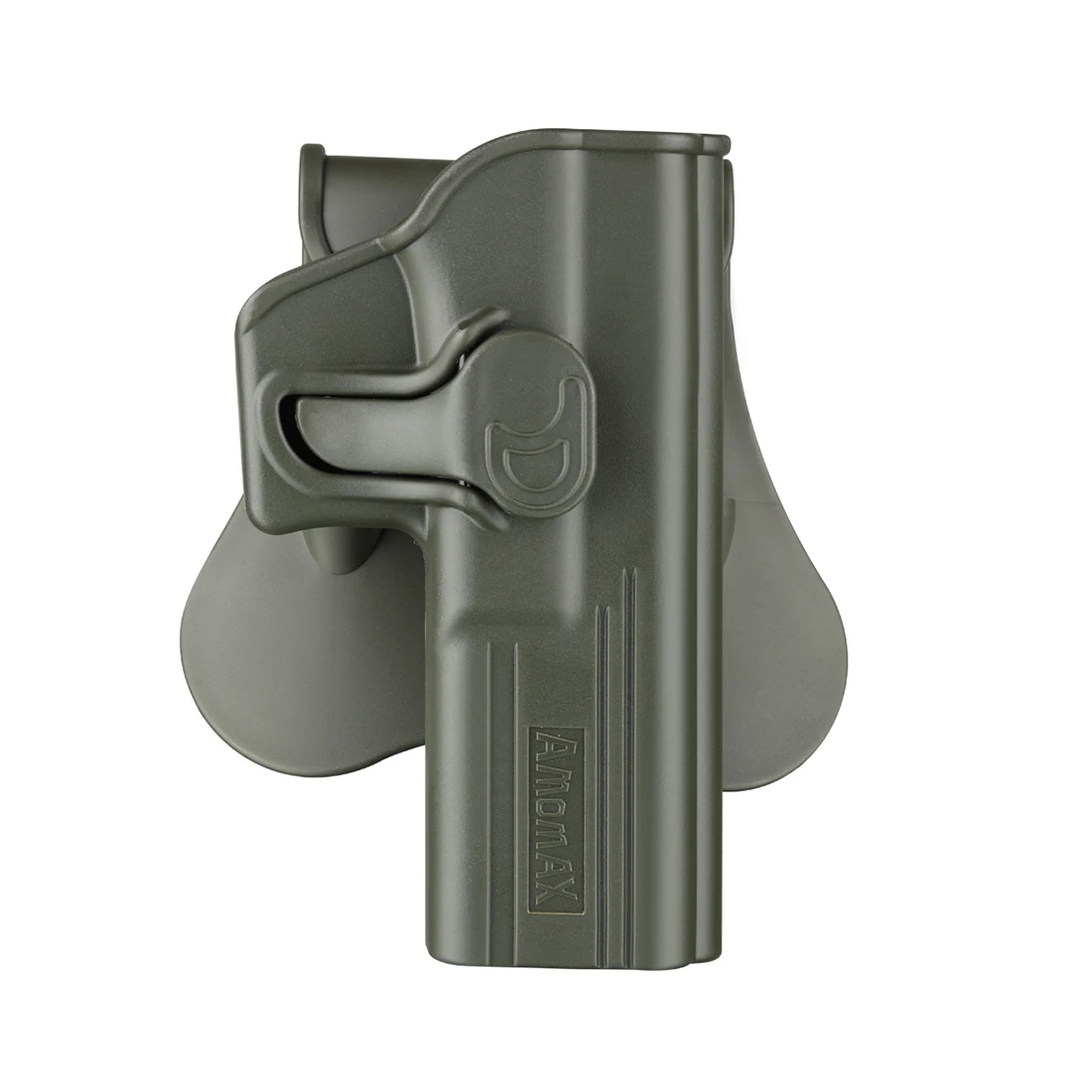 Amomax тактическая кобура для Glock 17/22/31 кВА ATP AP Серии ACP серия-паяный пластинчатый теплообменник для правшей зеленый(Стандартный только с пояс пластина