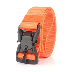 Men's Belt Nylon Tactical Belts Quick Release Magnetic Buckle Multi Function Military Army Outdoor Hunting Tactical Canvas Belt