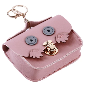 

2020 New Cartoon Owl Coin Purse Creative Personality Female Zero Wallet Cute Kawaii Card Holder Key Wallet Packet Girl Purse