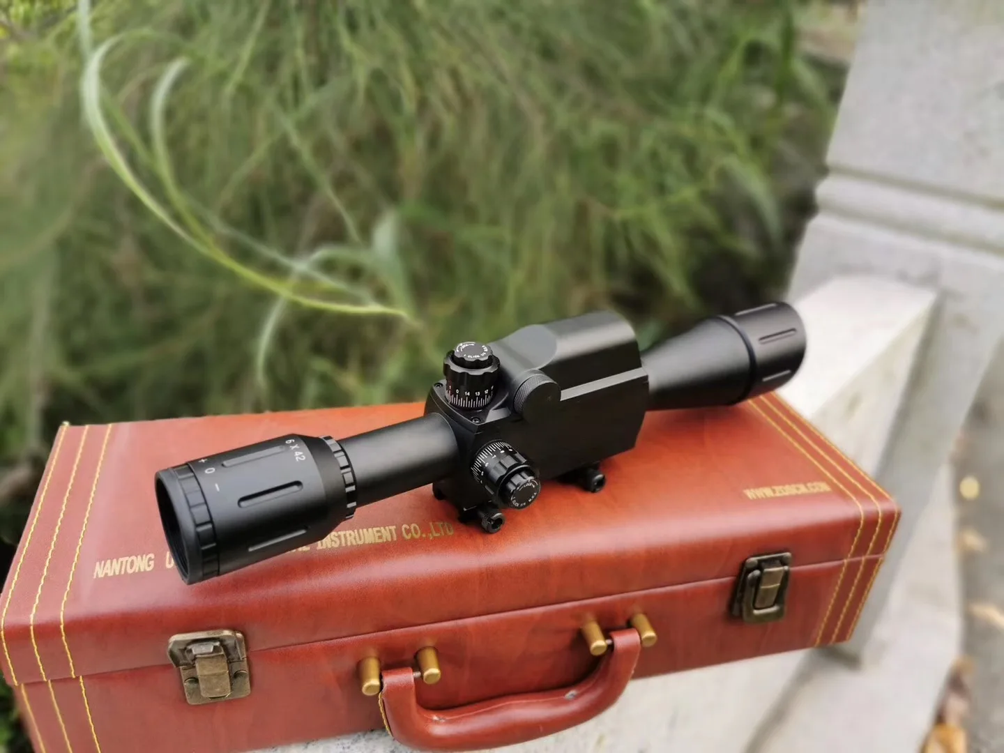 ZOS 6X42 Военная Тактическая Винтовка прицел 30 мм Труба измеряет расстояние Охота видеодатчик прицел