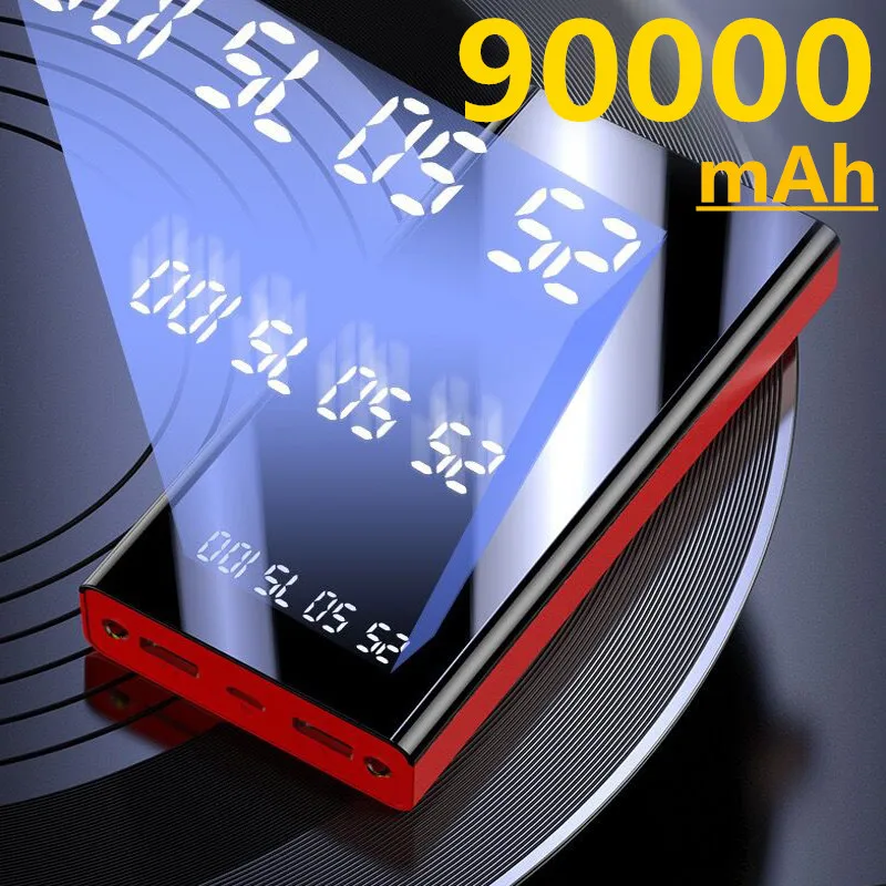 Внешний аккумулятор высокой емкости на 90000 мА · ч с USB-портами | Мобильные телефоны