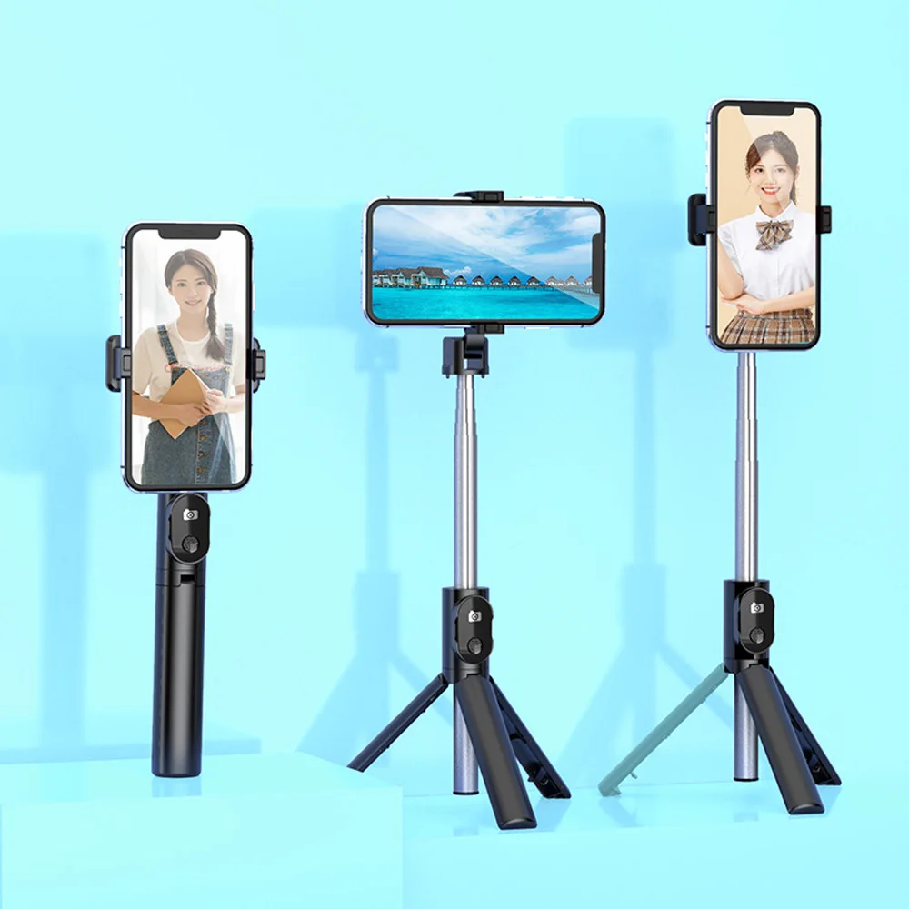 Bluetooth Selfie Stick Stabilizer for Telphone Holder for Your Mobile Phone cell stabilizer handheld gimbal selfy stick tripod (9)