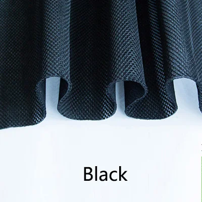 Черный Meetee 100/200X150 см трёхслойная сетчатая ткань DIY швейная спортивная обувь чехол для сиденья автомобиля ткань 3D дышащая сумка для дивана аксессуар - Цвет: Черный