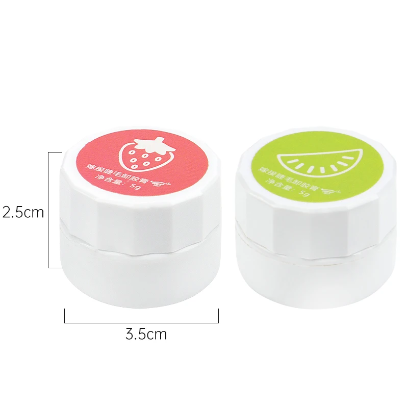 Professional Eyelash Glue Remover 5 g Fruit Flavour Remover Cream for Eyelash Extension Fragrancy Smell Remover Makeup Tools