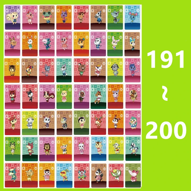Series 2 Standard Card 191~200 Animal Amxxbo Ntag215 Chip For NS Game NFC Tag | Безопасность и защита