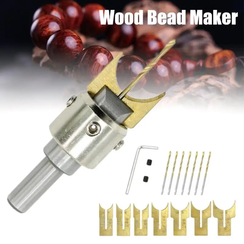 13/16/24pcs Carbide Wood Bead Maker Buddha Beads Drill Bit Milling