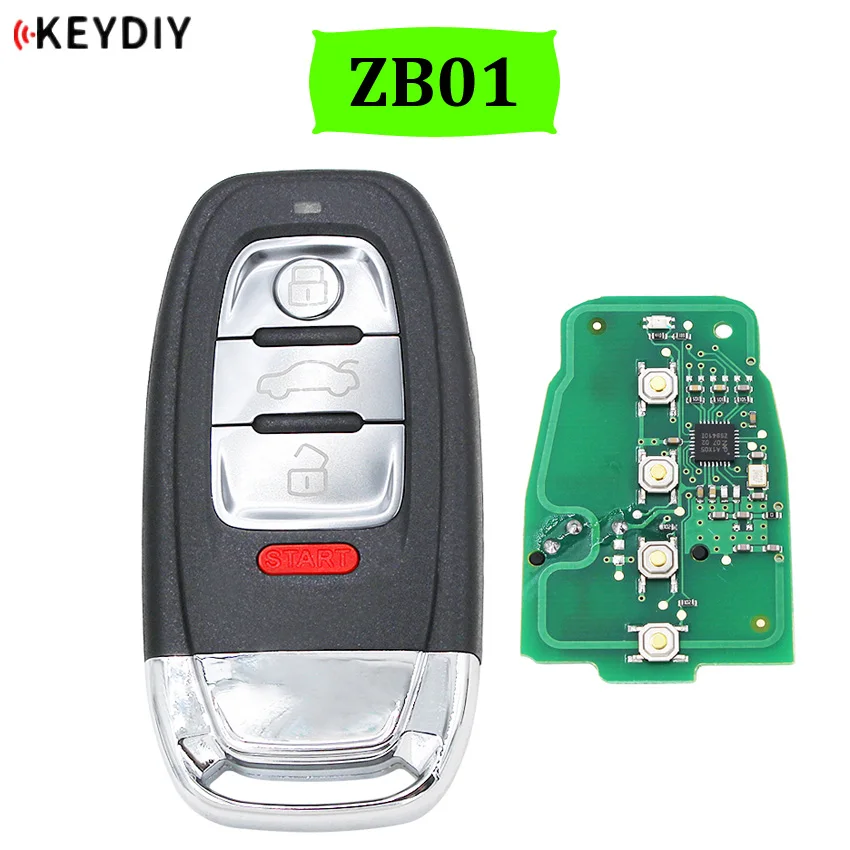 KEYDIY Универсальный умный ключ ZB01 для KD900 KD-X2 Mini KD Автомобильный ключ дистанционного управления подходит для более чем 2000 моделей