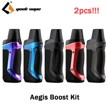 

2pcs/lot Original Geekvape Aegis Boost Pod Mod Kit Vape 3.7ml Cartridge Pod 0.6ohm Boost Coil E Cigarette 1500mAh Battery Vapor