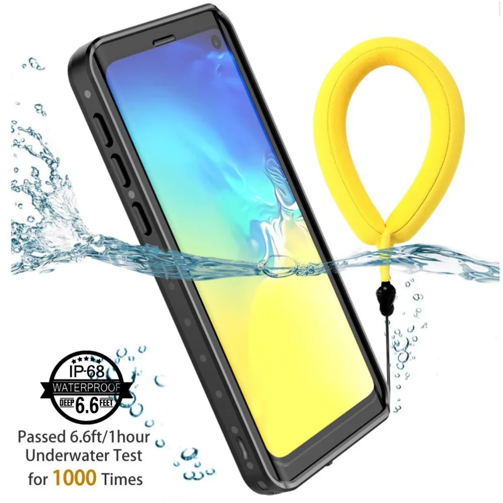 Для samsung S10 5G IP68 Водонепроницаемый чехол противоударный пылезащитный 360 Защитный чехол для плавания и дайвинга для samsung S10 Plus S9 Note 9 Coque