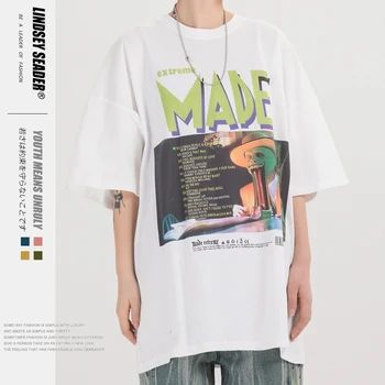 

Women Mens Unisex Men Tshirt Print Movie The Mask Short Sleeve Letters Casual Loose Version Style Fashion T-shirt Top Tee