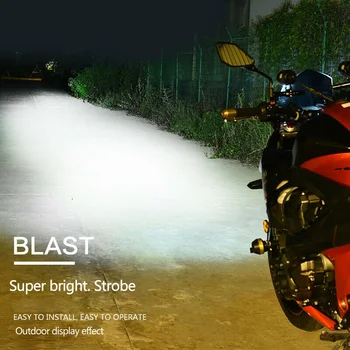 

With Switch Headlights 12V-80V DC Replacement Parts 2pcs Motorcycle LED