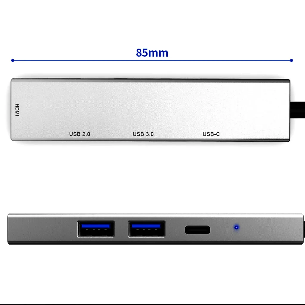 50# usb type C к HDMI цифровой AV многопортовый концентратор USB3.1 адаптер PD зарядное устройство для ноутбука usb type C к HDMI цифровой многопортовый концентратор
