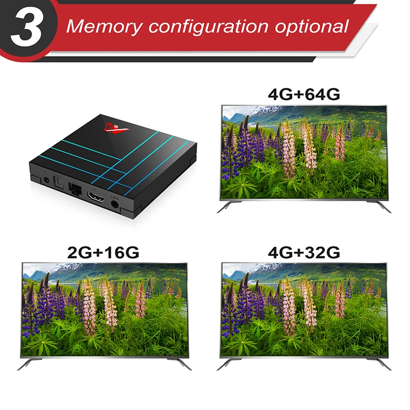  Smart TV Box Android 9 9.0 Set Top Box 4K RK3318 Quad-Core Penta-Core Mali-450 RKMC Media Player 4G