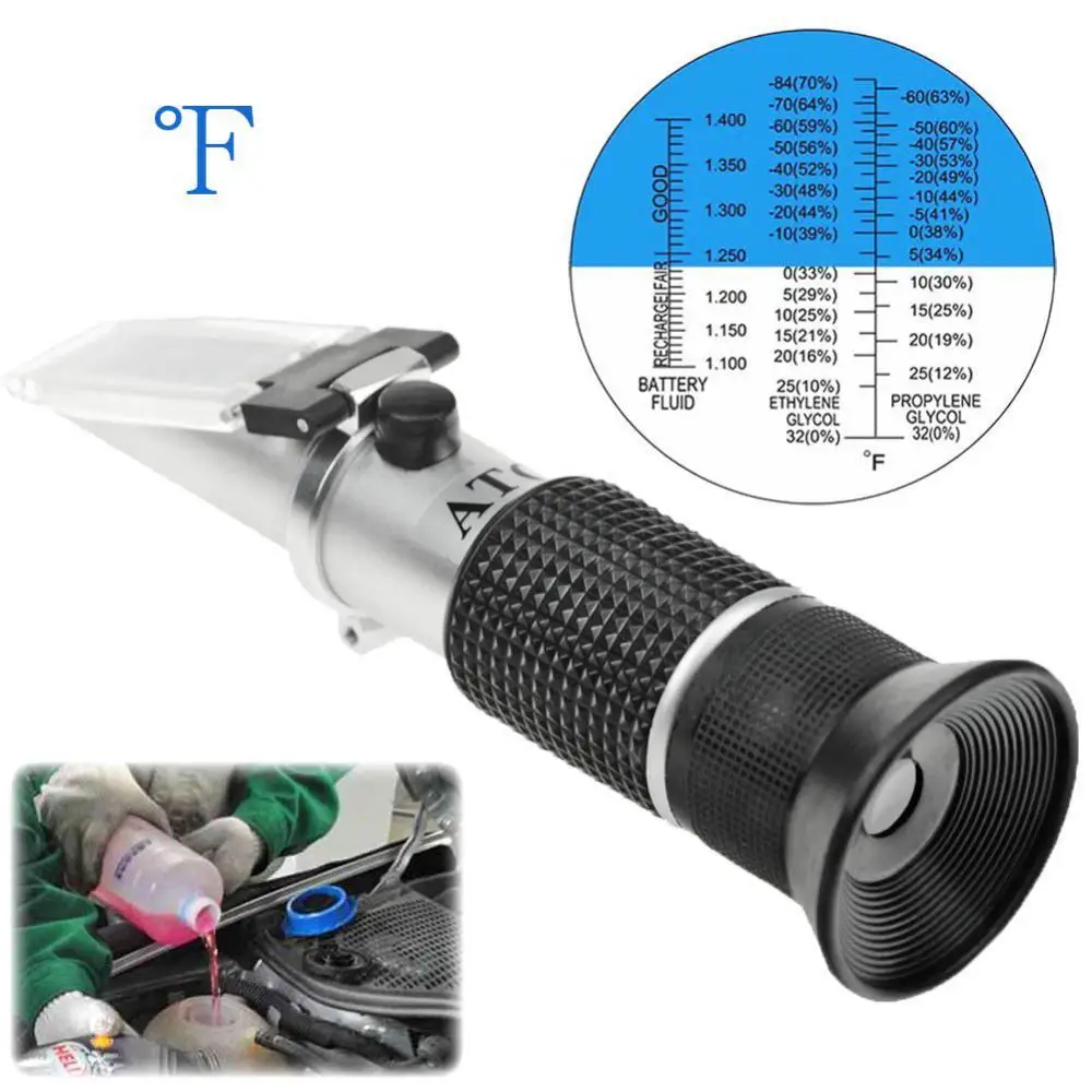 Автоматический автомобильный аккумулятор антифриз жидкости Рефрактометр