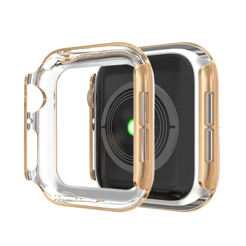 Чехол для iWatch 3 2 1 38 мм 42 мм из поликарбоната для Apple Series 5, 4, 44 мм, 40 мм, защитный чехол, аксессуары
