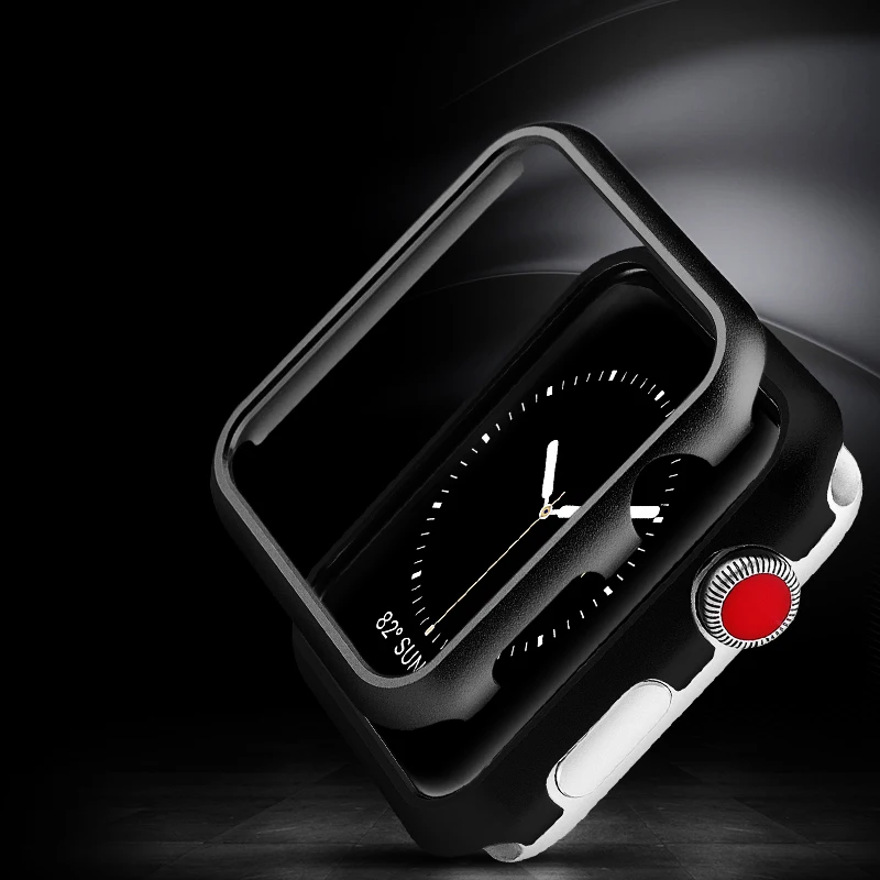 Защитный чехол для apple watch series 6/5/4/3/2/SE 44 мм 40 42 38 iwatch металлический корпус