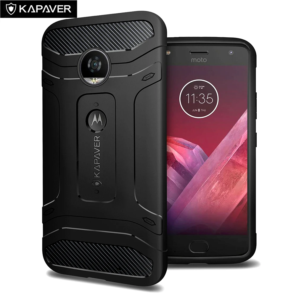 Роскошный Официальный чехол для телефона capaver Moto Z2 Play прочная Противоударная