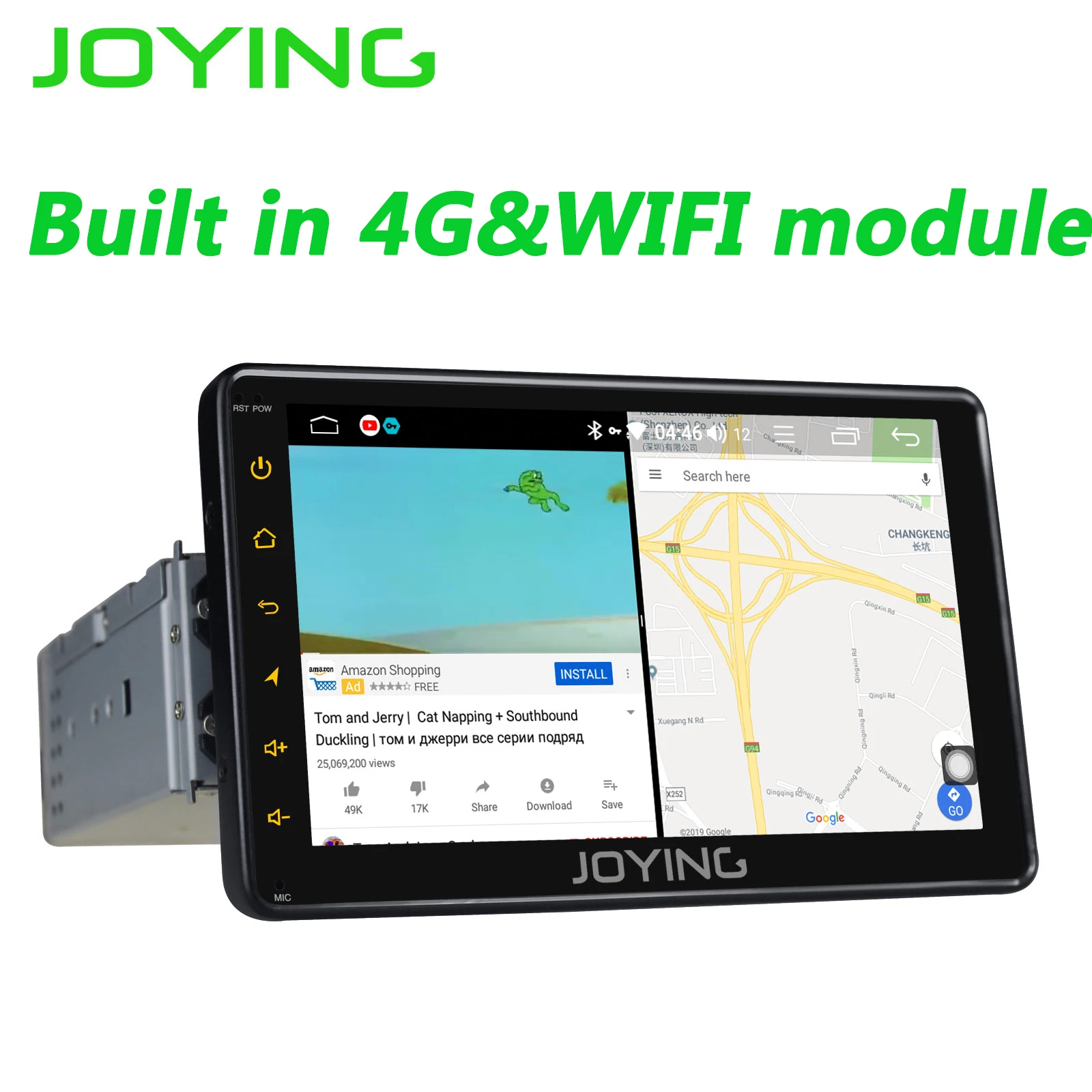 Clearance JOYING Android 8.1Octa Core  7inch car radio player support 4G DSP 2GB&32GB SWC Mirror link GPS Navigation Car Multimedia player 1