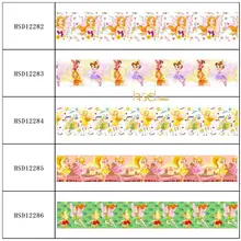 HSDCraft, 22 мм, 25 мм, 38 мм, 50 мм, 75 мм, на заказ, мультяшная серия Dream Elf, HT, напечатанная на корсажной ленте, 10 ярдов/рулон