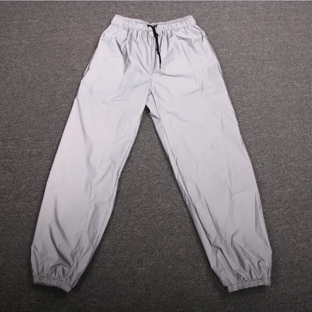 White Reflective Sweatpants Trousers 5