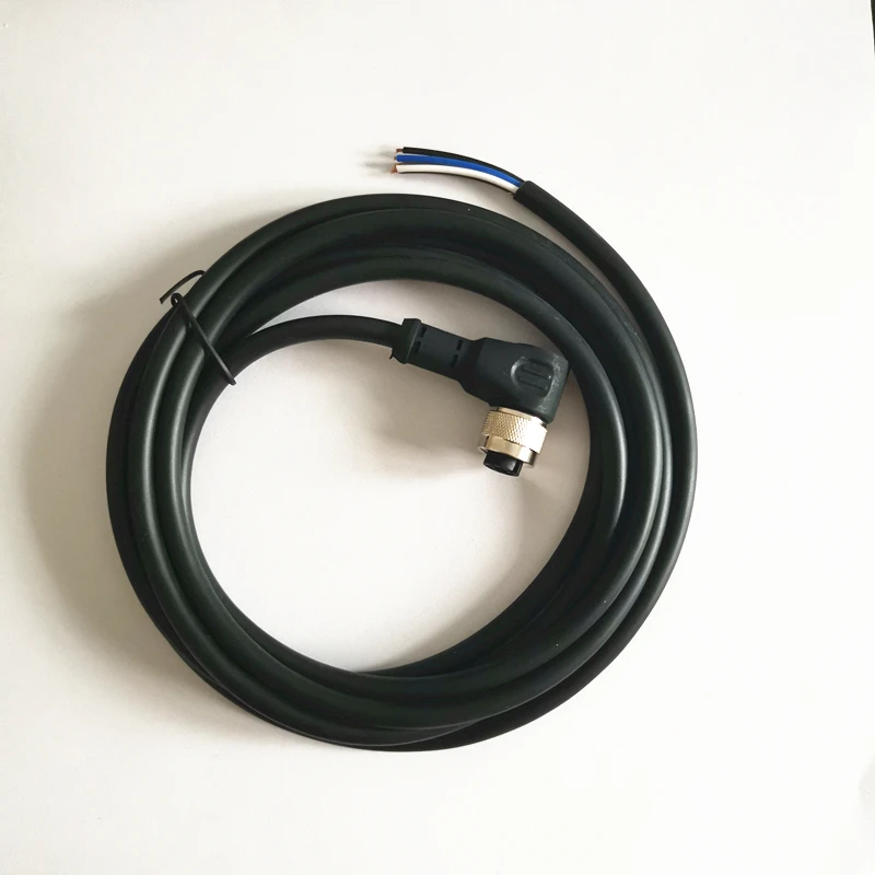 M12 разъем датчика 5 м кабель водонепроницаемый штекер мужской и женский 4P 5P 8Pin+ 5 м ПВХ линия тип угол и прямой
