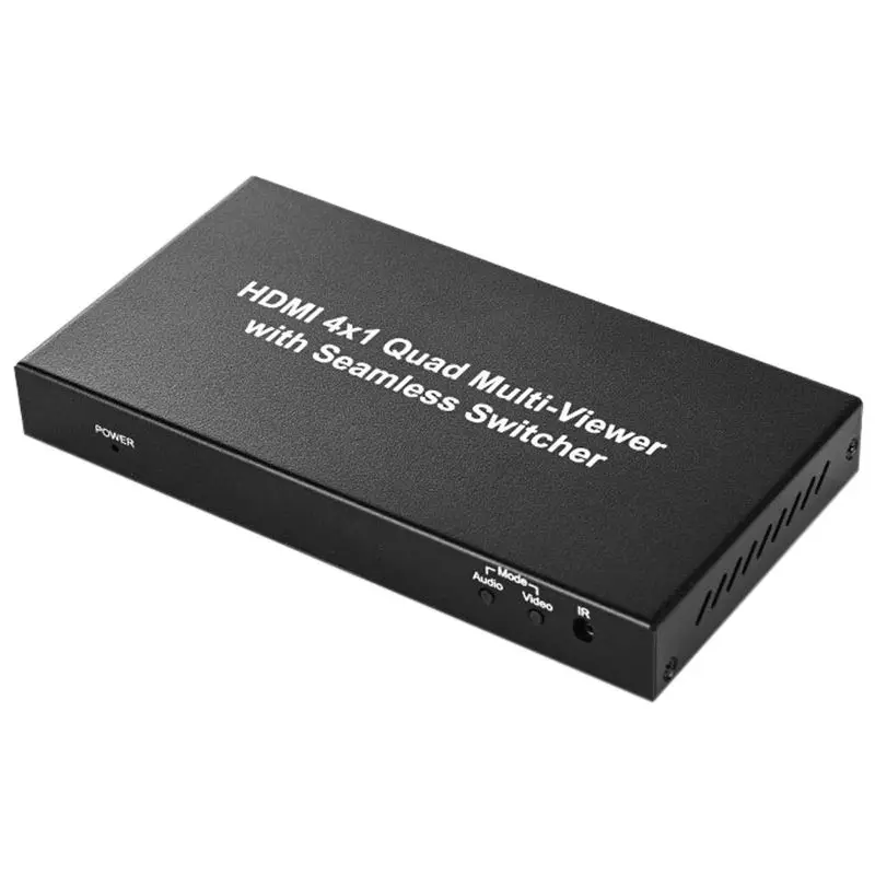 Hdmi 4 вход 1 Выход 1080P 60Hz Quad multi-просмотра с бесшовным переключателем и пультом дистанционного управления