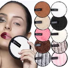 Многоразовые подушечки для снятия макияжа из микрофибры буфами на рукавах моющиеся Ватные диски уход за кожей лица Полотенца салфетки для снятия макияжа лица Уход за ногтями Nail Art спонж для очищения